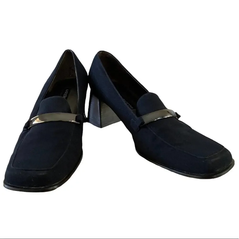 Liz Claiborne shoes ‎ loafer type with heels size 9 style Camille - Picture 6 of 13